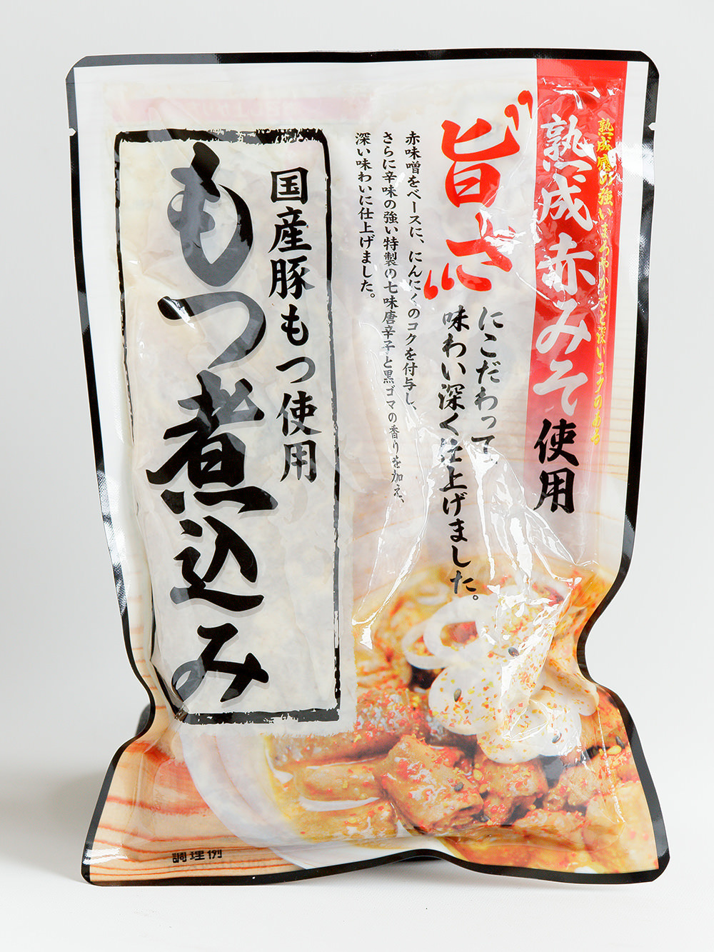 熟成赤みそ　もつ煮込み