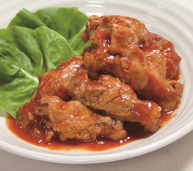 完熟トマトの手羽元のトマトソース煮